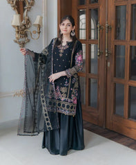 Meer Chiffon Embroidered 3pcs