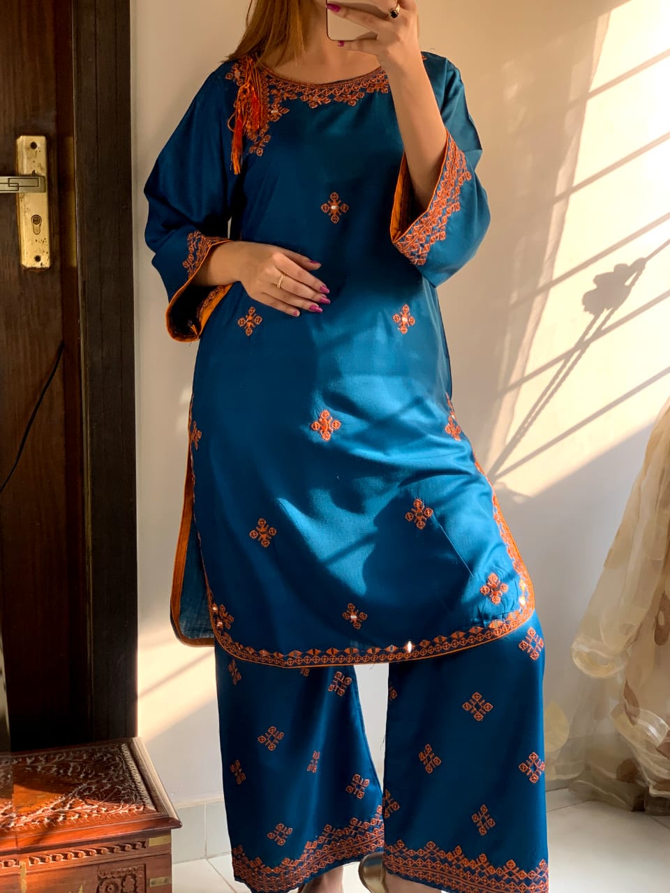 Gul Rang (Stitched 2 PCs)